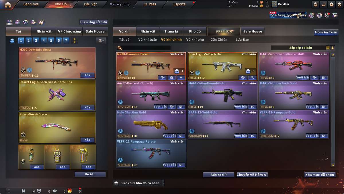 shop acc cf uy tin gia re